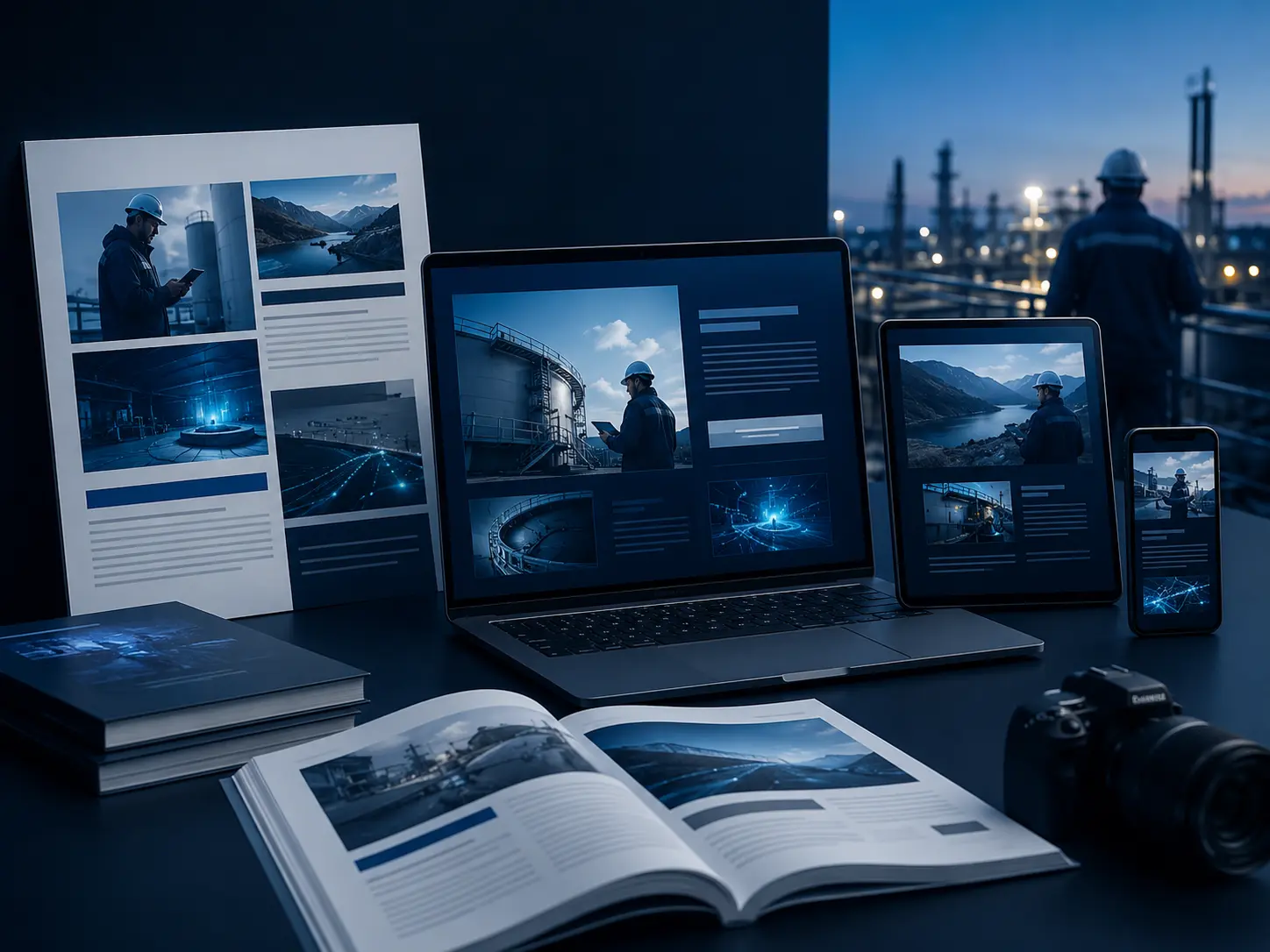CoSkip press visual showing field operations and product context for media coverage.