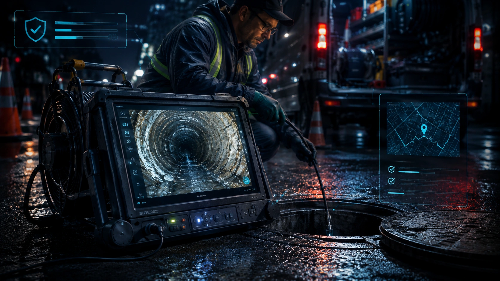 Final sewer and drain close-out proof ready for review.