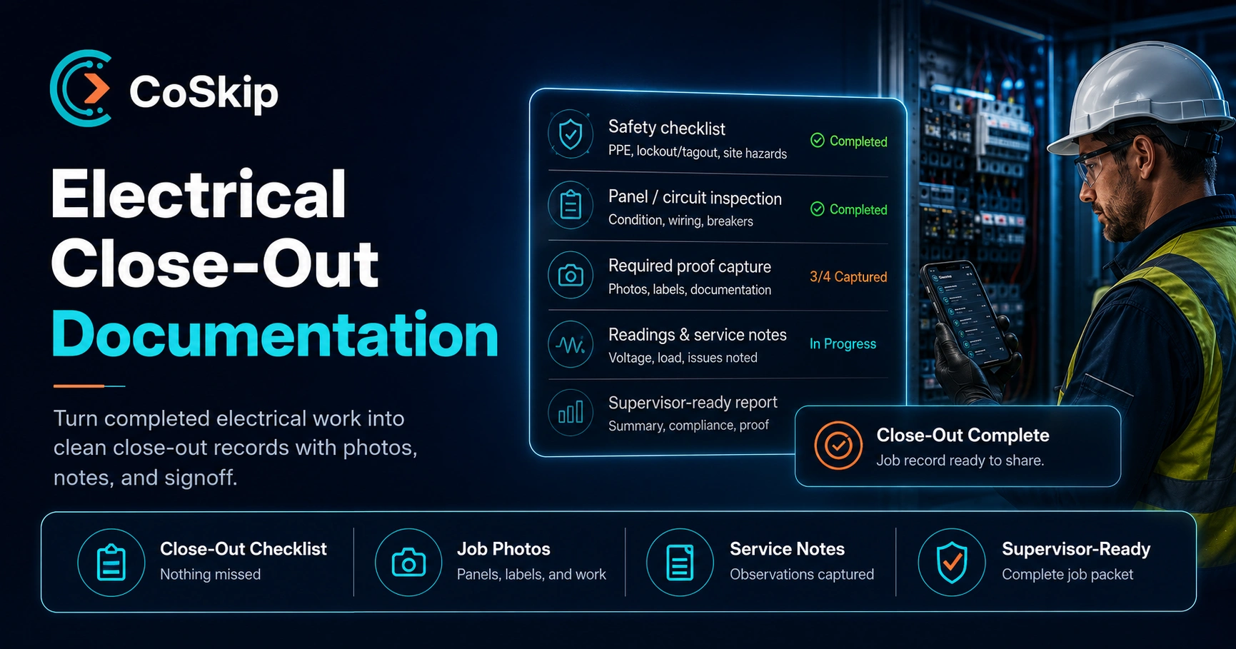 Electrical Closeout Documentation Software | CoSkip