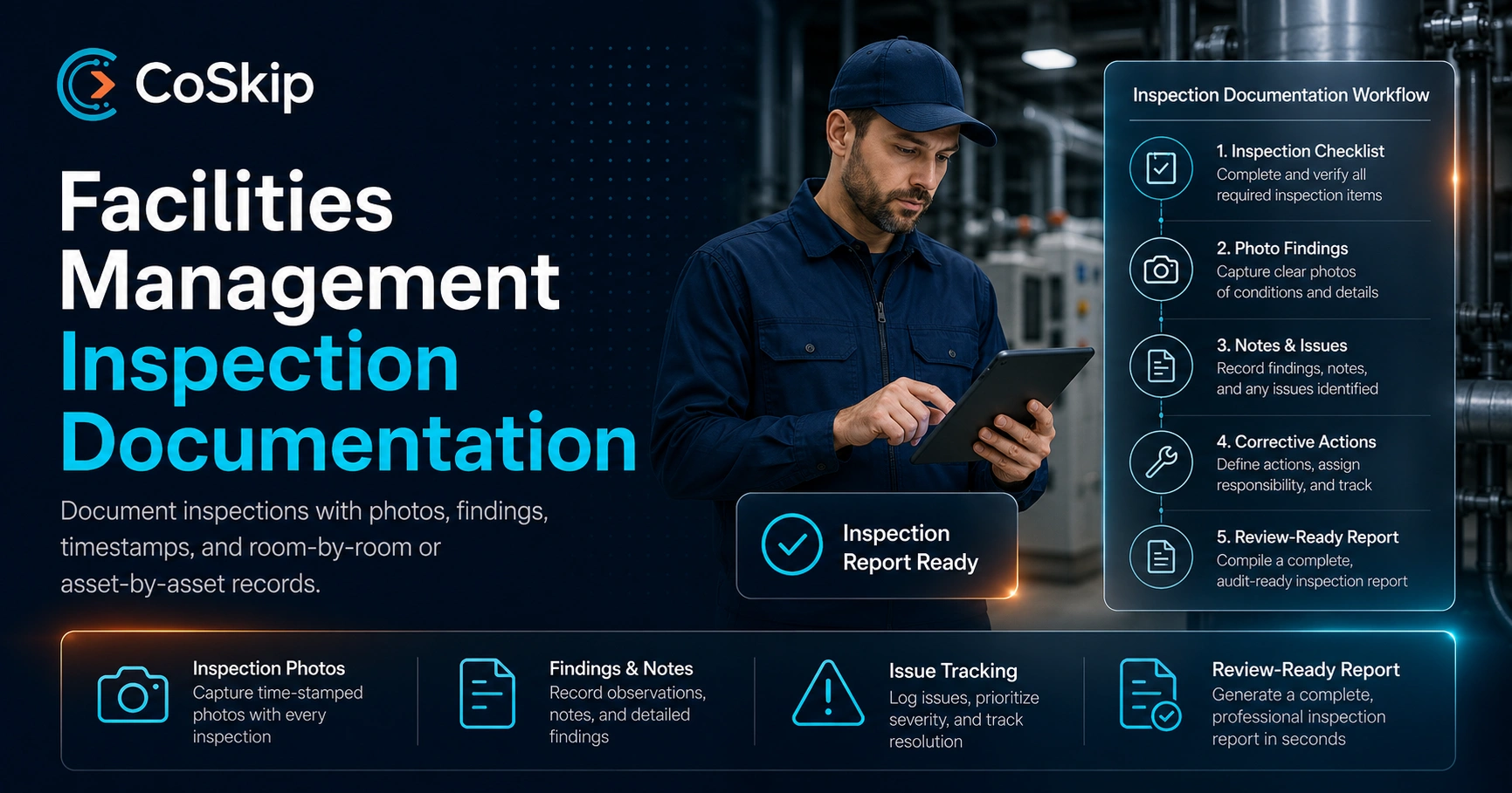Facilities Inspection Documentation Software | CoSkip